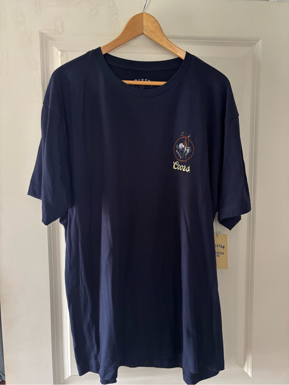 Brixton Coors Navy Shirt XL
